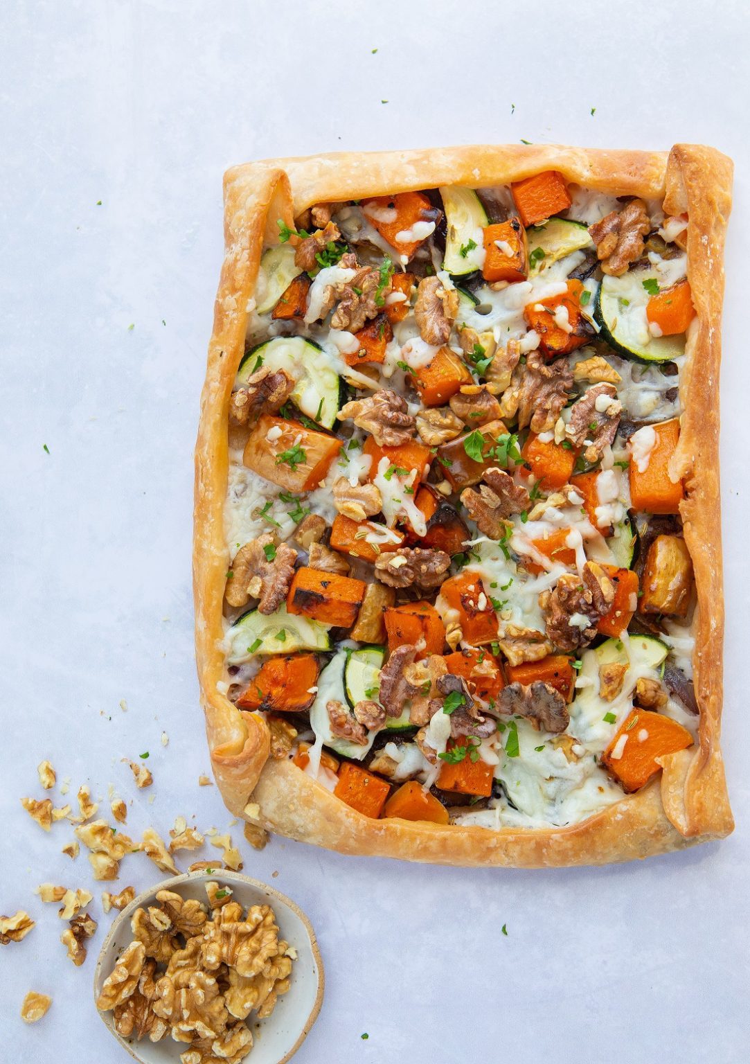 California Walnut & Butternut Squash Pastry Tart by ...