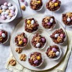 Walnut Chocolate Easter Nests
