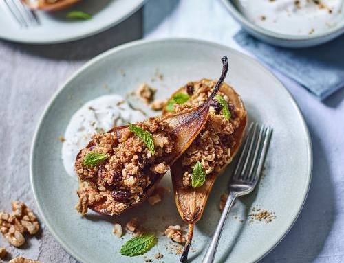 Pear and California Walnut Crumble