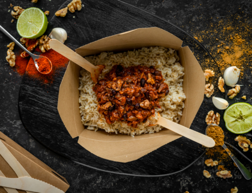 California walnut pasta topper with fennel chilli and garlic crumb