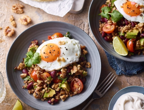 Latin American Style Grains with Eggs