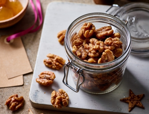 Roasted Ginger Walnuts