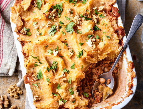 Middle Eastern Lentil & Walnut Shepherds Pie